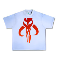 Grape Ice Mando Mythosaur Skull Sticker Urban Heavy Tee - longCreatives
