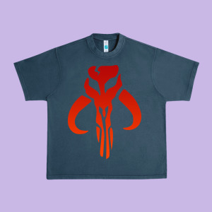 Mando Mythosaur Skull Sticker Urban Heavy Tee Designed By Longcreatives