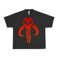 Pigment Black Mando Mythosaur Skull Sticker Urban Heavy Tee - longCreatives