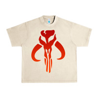 Sandshell Mando Mythosaur Skull Sticker Urban Heavy Tee - longCreatives