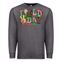 Charcoal Heather field day vibes Premium Sweatshirt - AdoDesignShop