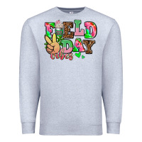 Heather Grey field day vibes Premium Sweatshirt - AdoDesignShop