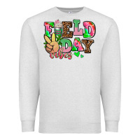 Oatmeal Heather field day vibes Premium Sweatshirt - AdoDesignShop