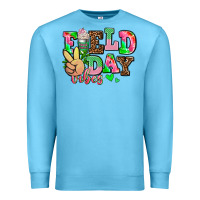 Ocean Blue field day vibes Premium Sweatshirt - AdoDesignShop
