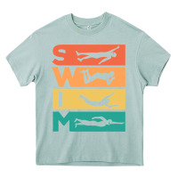 Arona Retro Vintage Swimming Gift For Swimmers Heavy Core Tee - longCreatives