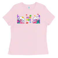 Bubblegum Pink summer Ladies Tee - TumblerDesignByShophia
