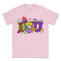 Bubblegum Pink Mardi Gras ICU Nurse Classic Tee - HowdyJamesFarm