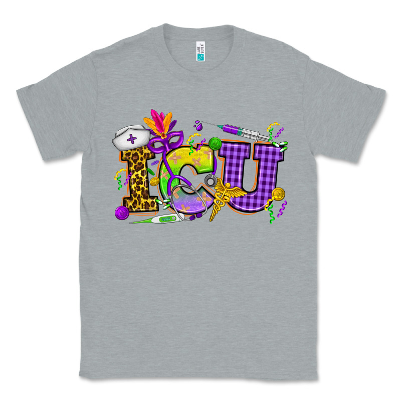 Mardi Gras Icu Nurse Classic Tee by HowdyJamesFarm | Teevron
