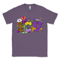 Lavender Mardi Gras ICU Nurse Classic Tee - HowdyJamesFarm