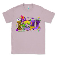 Lilac Mardi Gras ICU Nurse Classic Tee - HowdyJamesFarm