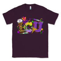 Plum Mardi Gras ICU Nurse Classic Tee - HowdyJamesFarm