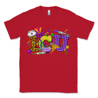 Red Mardi Gras ICU Nurse Classic Tee - HowdyJamesFarm