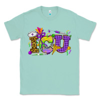 Seafoam Mardi Gras ICU Nurse Classic Tee - HowdyJamesFarm