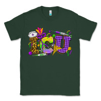 Sports Green Mardi Gras ICU Nurse Classic Tee - HowdyJamesFarm