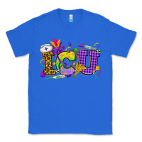 True Royal Mardi Gras ICU Nurse Classic Tee - HowdyJamesFarm