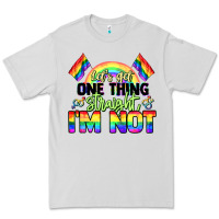 Dove Grey Let's get one thing straight i'm not Pride LGBTQ+ Premium Tee - NancyCooperArtShop