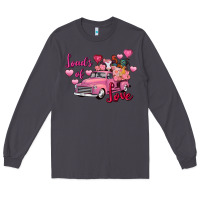 Smoke Loads of love Valentine's Day farm truck Long Sleeve Tee - FaDigitalArtStudio