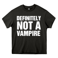 Asphalt Definitely Not A Vampire merch Heavy Core Tee - longCreatives