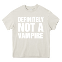 Cream Definitely Not A Vampire merch Heavy Core Tee - longCreatives