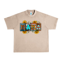 French Oak license letters western mama Urban Heavy Tee - RanaPortraitStore