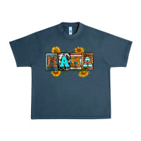 Midnight Navy license letters western mama Urban Heavy Tee - RanaPortraitStore