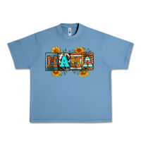 Pebble Blue license letters western mama Urban Heavy Tee - RanaPortraitStore