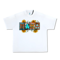 White license letters western mama Urban Heavy Tee - RanaPortraitStore