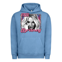 Pigment Pebble Blue free britney Urban Hoodie - AdoDesignShop