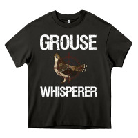 Asphalt Ruffed Grouse Hunting Bird Spruce Grouse Heavy Core Tee - longCreatives