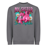 Storm Breast Cancer My Sister Is A Fighter Heavyweight Sweatshirt - Artiststas