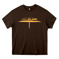 Chocolate Brown The Curse of Oak Island Comfortable Short Sleeve Heavy Core Tee - longCreatives