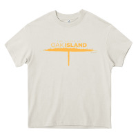 Cream The Curse of Oak Island Comfortable Short Sleeve Heavy Core Tee - longCreatives