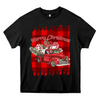 Black Merry Christmas Y'all Truck Heavy Core Tee - Bettercallsaul