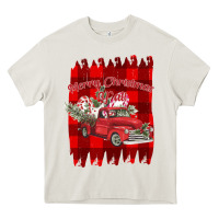 Cream Merry Christmas Y'all Truck Heavy Core Tee - Bettercallsaul
