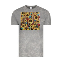Cloud Rock America flag sunflower star tumbler Vintage Tee - HowdyJamesFarm