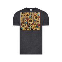 America Flag Sunflower Star Tumbler Vintage Tee | Teevron