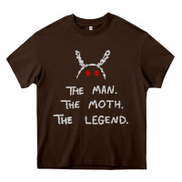 The Man The Moth The Legend Mothman Heavy Core Tee | Teevron