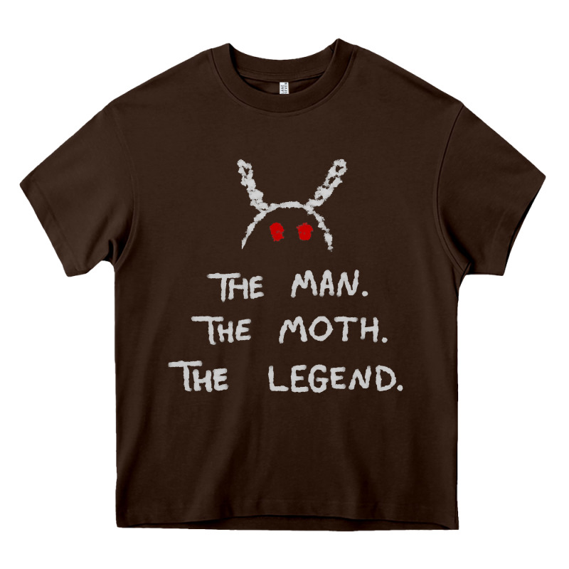 The Man The Moth The Legend Mothman Heavy Core Tee by longCreatives | Teevron