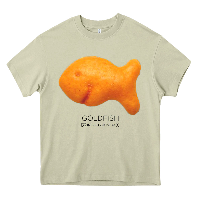 Scientific Goldfish Heavy Core Tee by longCreatives | Teevron