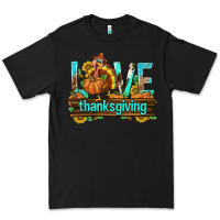 Black Love Thanksgiving with Turkey Premium Tee - texasbilliewilder