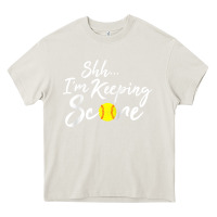 Cream Scorekeeper Softball Team Scorebook Keeper Raglan Baseball Heavy Core Tee - longCreatives