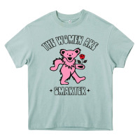 Arona The Women Are Dancing Bear Smarter Heavy Core Tee - longCreatives