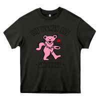 Asphalt The Women Are Dancing Bear Smarter Heavy Core Tee - longCreatives