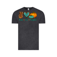 Vintage Black peace love pumpkins Vintage Tee - Jasminsmagicworld