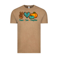 Vintage Coffee peace love pumpkins Vintage Tee - Jasminsmagicworld