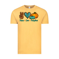 Vintage Mustard peace love pumpkins Vintage Tee - Jasminsmagicworld