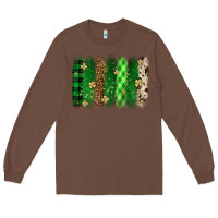 Chestnut St. Patrick's Day brushstroke Long Sleeve Tee - OliviaCreatesArt