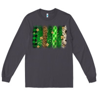 Smoke St. Patrick's Day brushstroke Long Sleeve Tee - OliviaCreatesArt