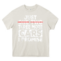 Cream Just One More Car I Promise Mechanic Gift Car Lover Garage Heavy Core Tee - longCreatives