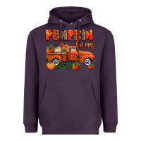 Plum pumpkin farm truck Heavyweight Hoodie - AdoDesignShop